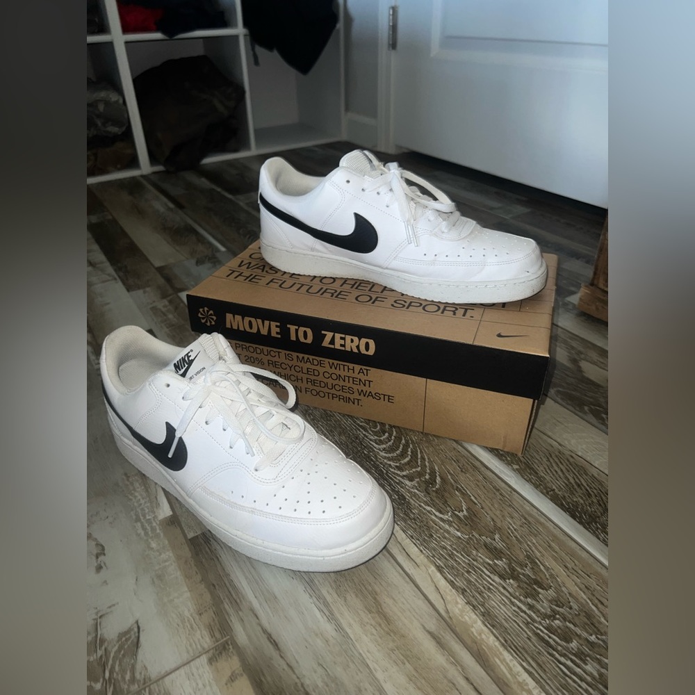 Men's Nike Court Vision Low Sneaker, used, only worn a few times, size 11.